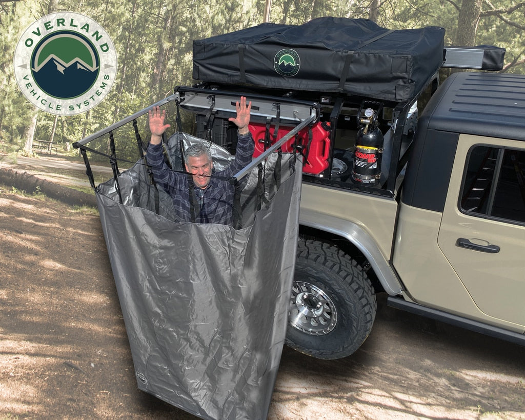Overland Vehicle Systems Car-Side Shower Room - Affordable and Convenient Overland Vehicle Systems