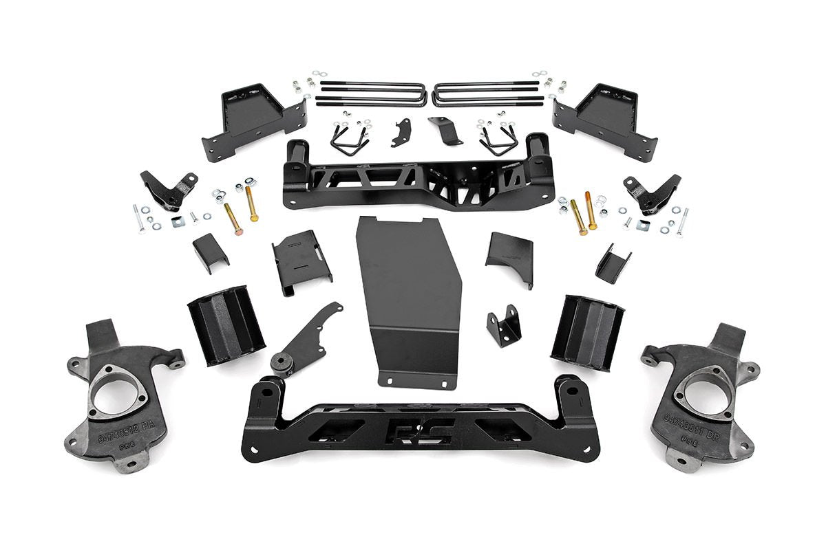 6 Inch GMC Suspension Lift Kit 14-18 Sierra 1500 Denal 4WD w/MagneRide Rough Country