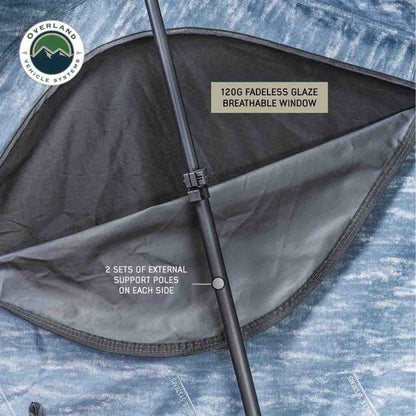 XD Sherpa S2S - Soft Sided Roof Top Tent, 2 Person, Grey Body and Black Rainfly Overland Vehicle Systems-6