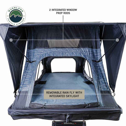 XD Sherpa S4S - Soft Sided Roof Top Tent, 4 Person, Grey Body and Black Rainfly Overland Vehicle Systems-3