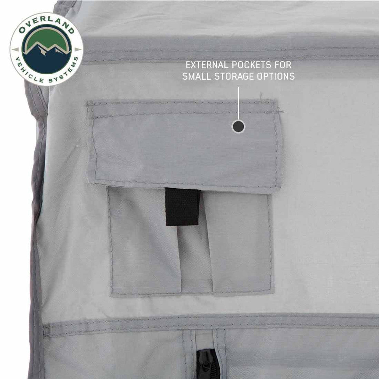 LD P.S.T. - Portable Safari Ground Tent Large, Grey Body and Grey Trim Overland Vehicle Systems-6