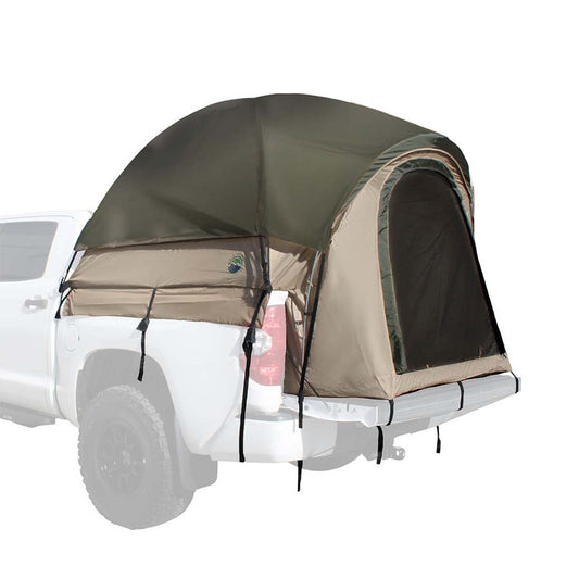 Overland Vehicle Systems LD TACT - Bed Tent Full Size 5.5-5.8 Foot, Tan Body and Green Rainfly Overland Vehicle Systems