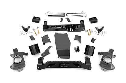 5 Inch GMC Suspension Lift Kit 14-18 Sierra 1500 Denal 4WD w/MagneRide Rough Country-1