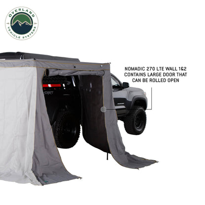 Nomadic Passenger Side Walls 1 & 2 270 LTE Awning Wall Kit Overland Vehicle Systems-1