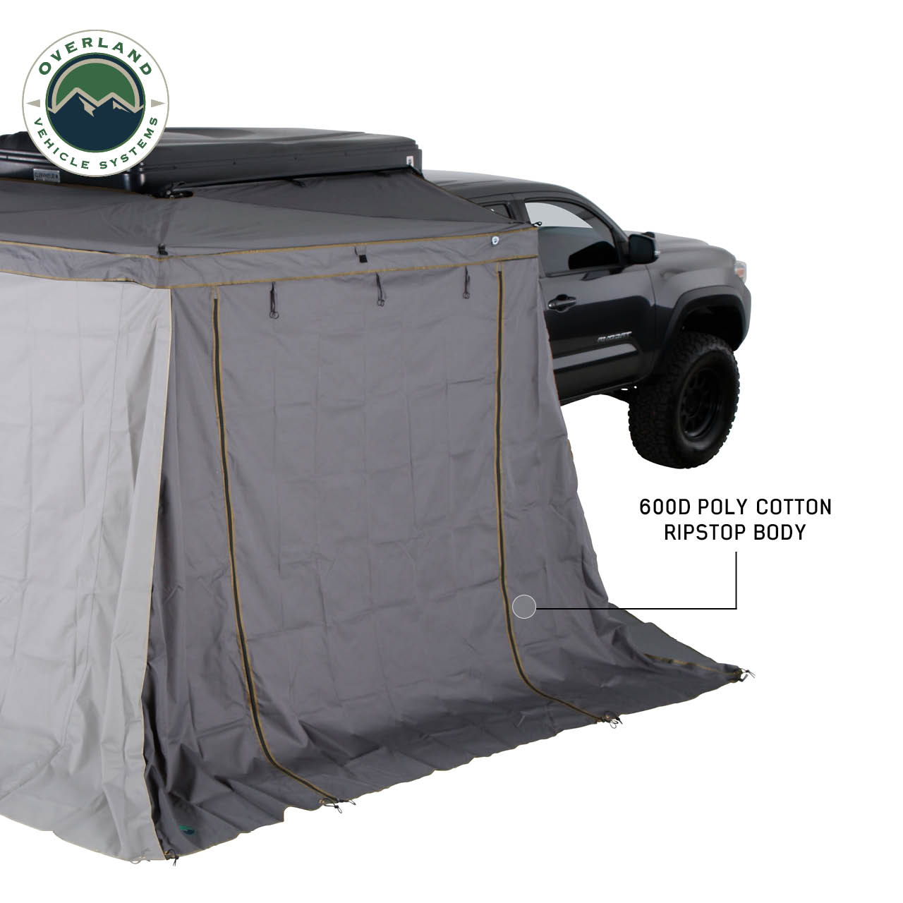 Nomadic Passenger Side Walls 1 & 2 270 LTE Awning Wall Kit Overland Vehicle Systems-2