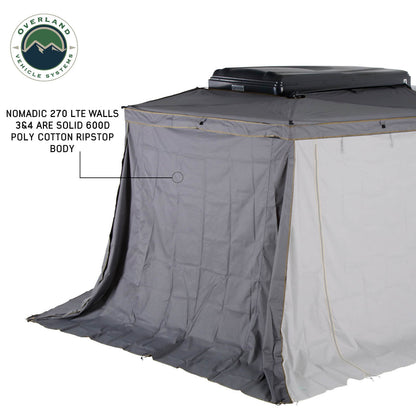 Nomadic 270 LTE Awning Passenger Side Walls 3 and 4 Overland Vehicle Systems-2