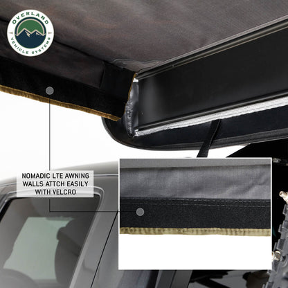 Nomadic 270 LTE Awning Passenger Side Walls 3 and 4 Overland Vehicle Systems-4