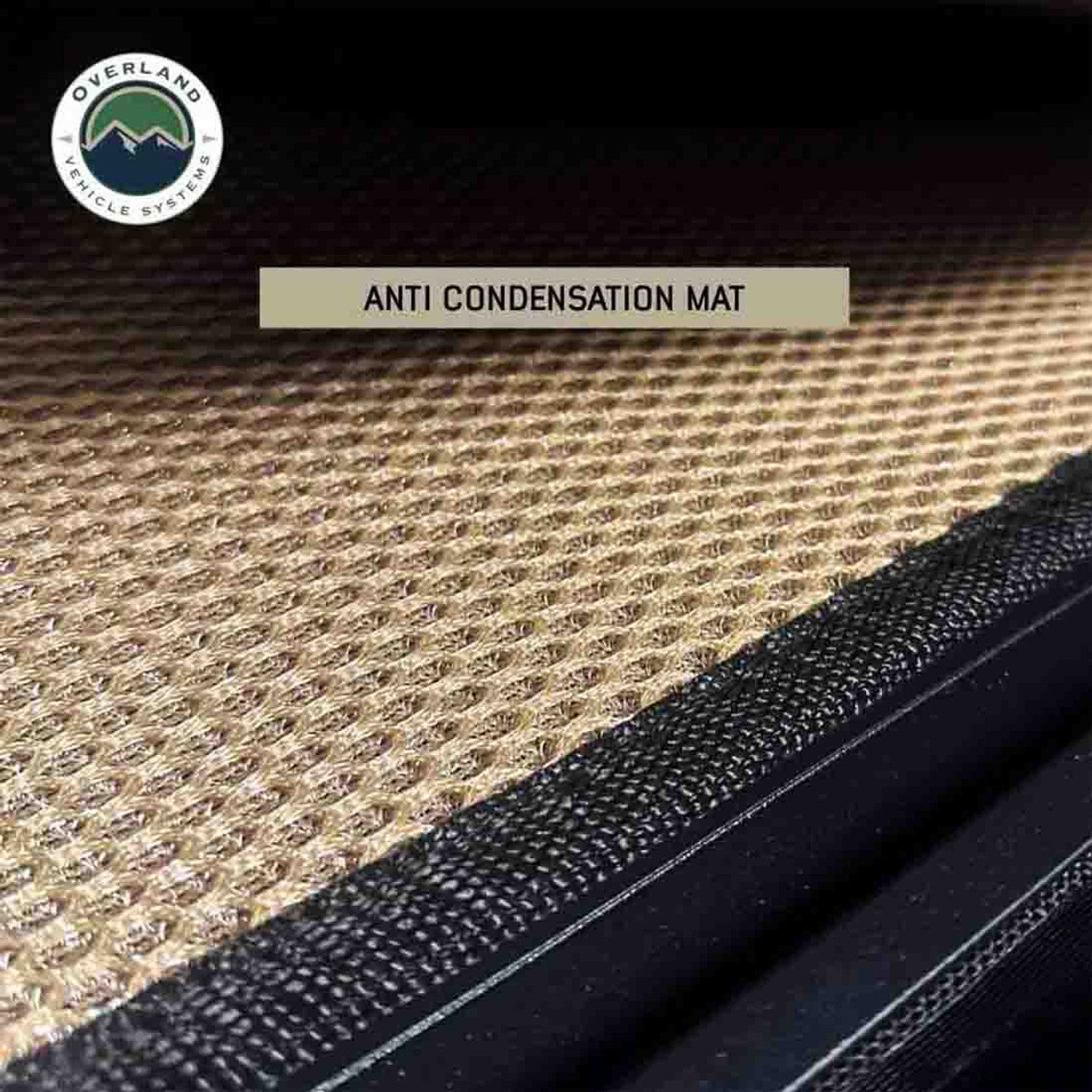 Overland Vehicle Systems HD Bundu 4 - Hard Shell Roof Top Tent, 4 Person, Grey Body and Black Rainfly Overland Vehicle Systems