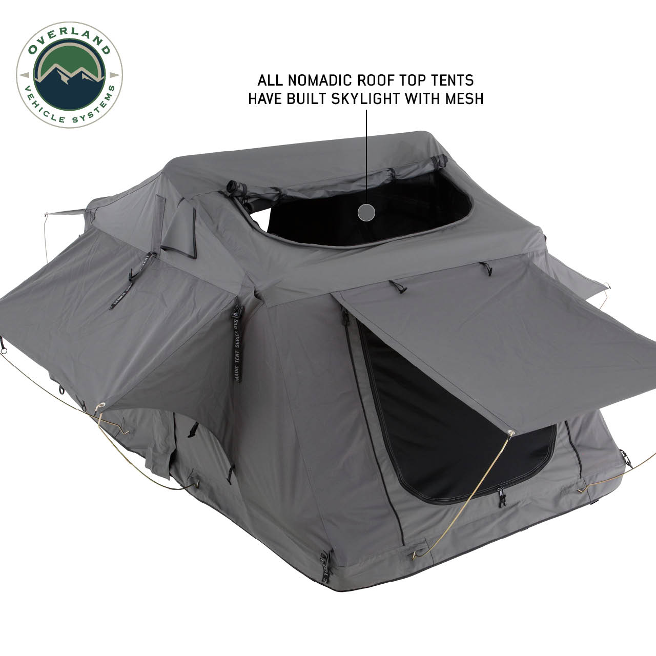 Nomadic 2 Standard Roof Top Tent Roof Top Tent 2 Person Overland Vehicle Systems-6