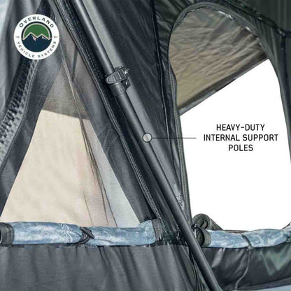 XD Everest 2 - Cantilever Aluminum Roof Top Tent, 2 Person, Grey Body and Black Rainfly Overland Vehicle Systems-9