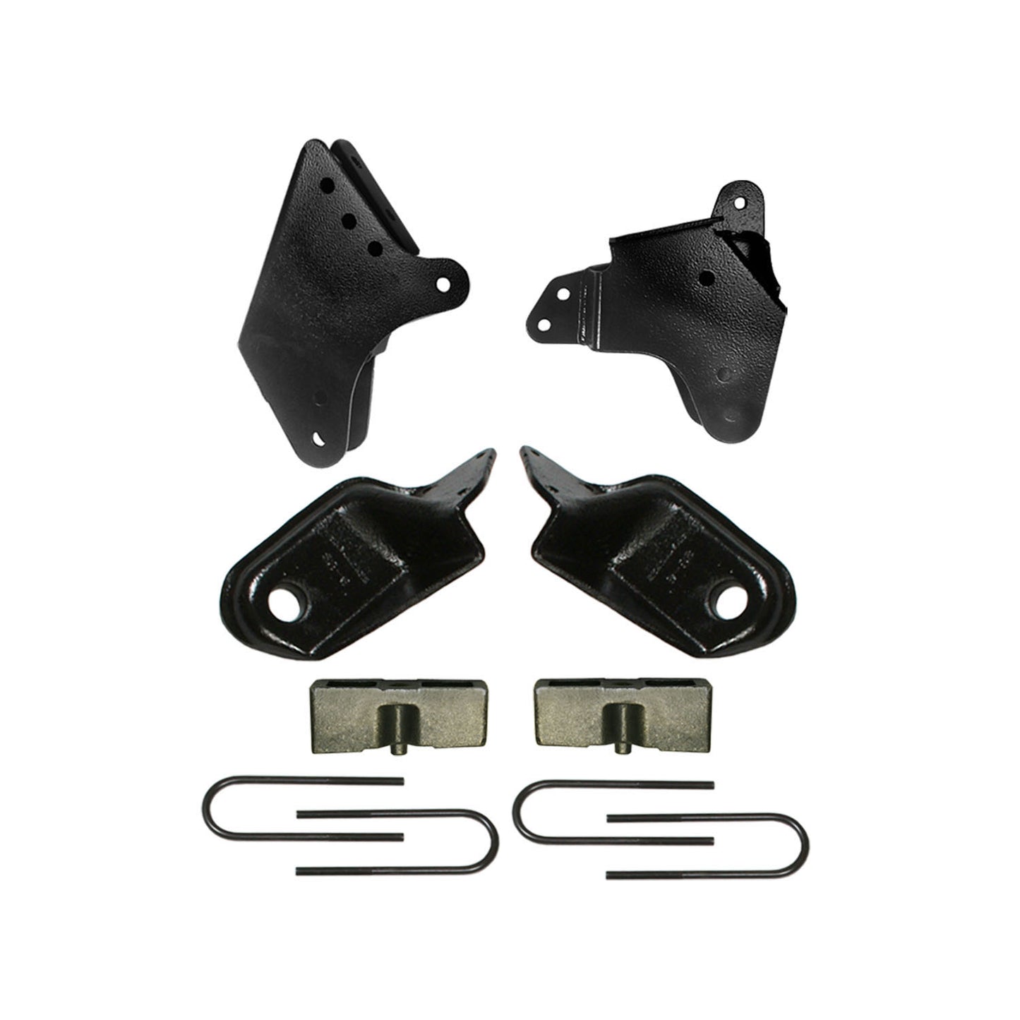 Component Box For PN 184BK 4 Inch Lift Incl. Brackets Rear U Bolt Kit Rear Block Skyjacker