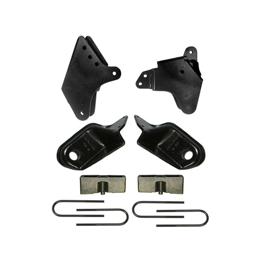 Component Box For PN 184BK 4 Inch Lift Incl. Brackets Rear U Bolt Kit Rear Block Skyjacker
