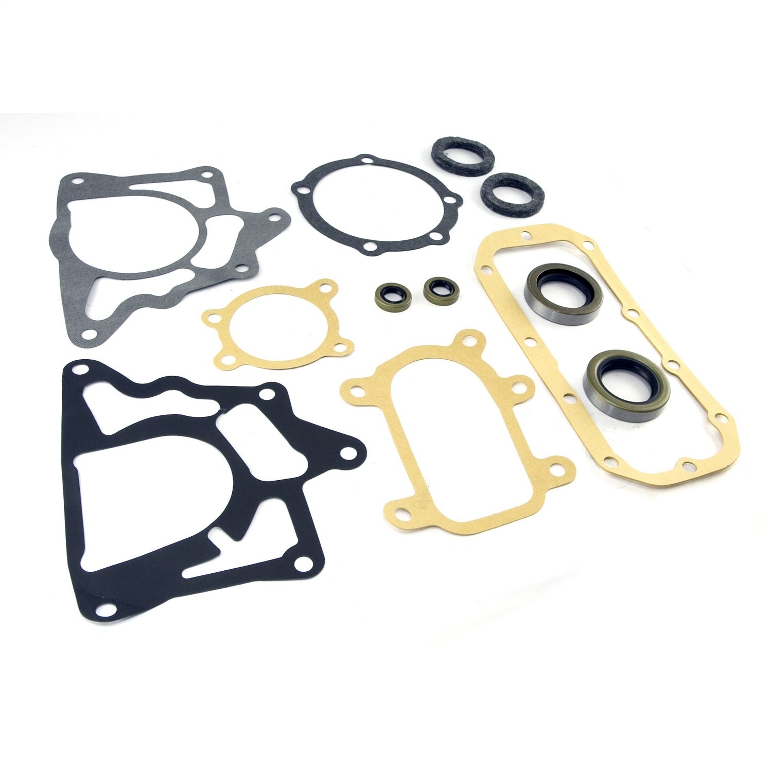 Transfer Case Gasket/Oil Seal/Felt Kit Includes Input Shaft Seal Output Shaft Seal All Necessary Seals For Transfer Case Overhaul 1941-1945 Mb / Gpw 1946-1949 CJ2A 1949-1953 CJ3A 1953-1966 CJ3B 1950-52M38 OMIX