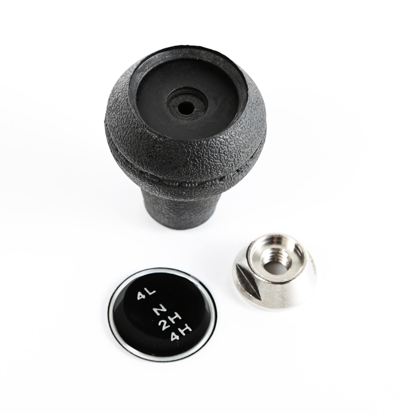 Transfer Case Shift Knob Dana 300 Includes Knob/Pattern Insert/Lock Nut 1980-1983 CJ5 1980-1986 CJ7 And 1981-1986 CJ8 Scrambler OMIX