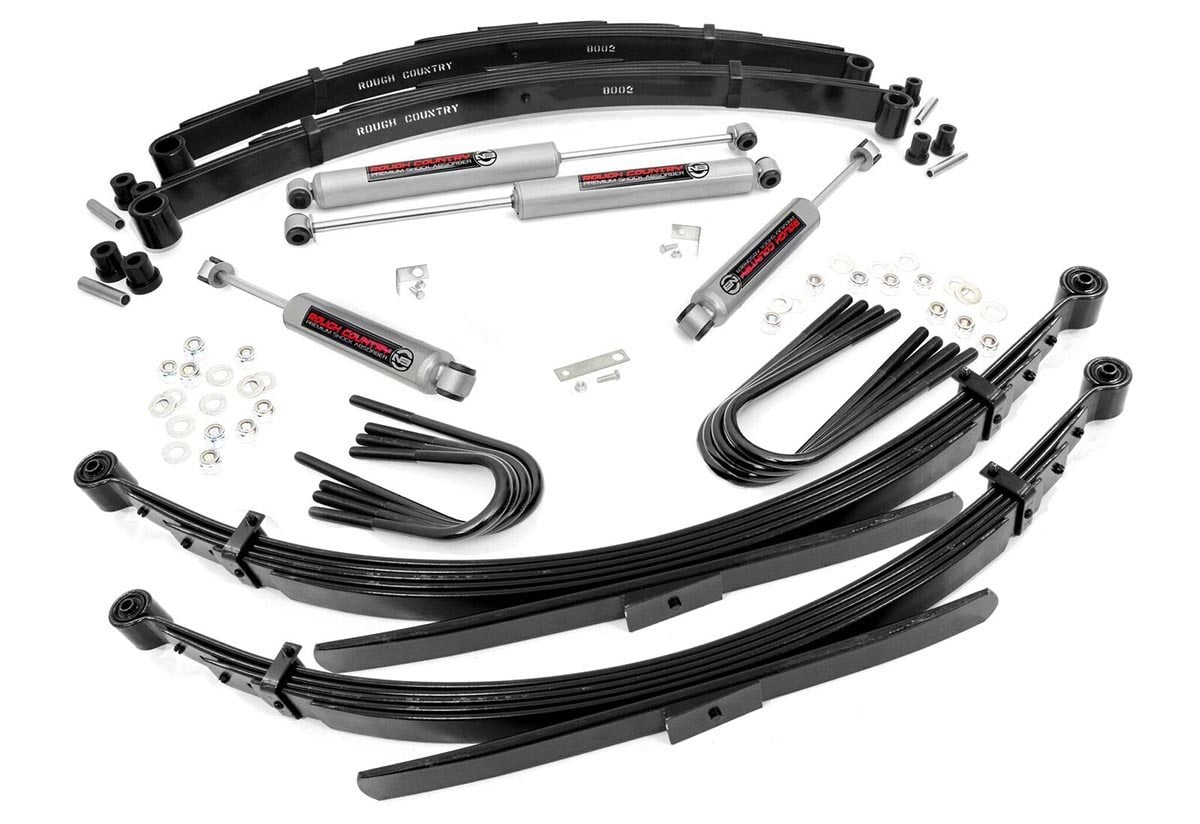 2 Inch Lift | 52 Inch Rear Springs | Chevy/GMC 3/4-Ton Suburban/C25/K25 Truck (73-76) Rough Country