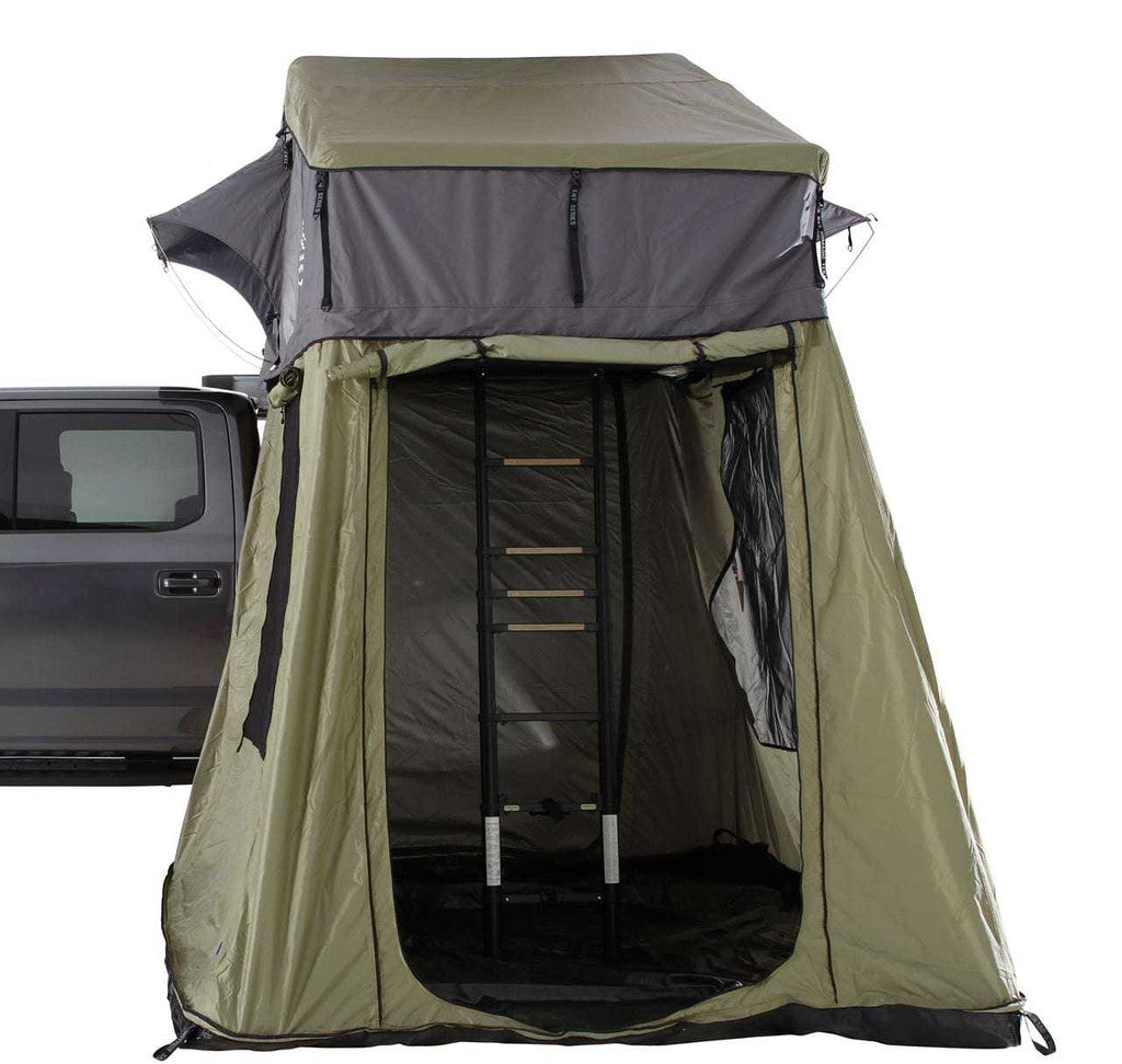 Overland Vehicle Systems HD N4E Nomadic 4 Extended Roof Top Tent & Annex Combo Overland Vehicle Systems