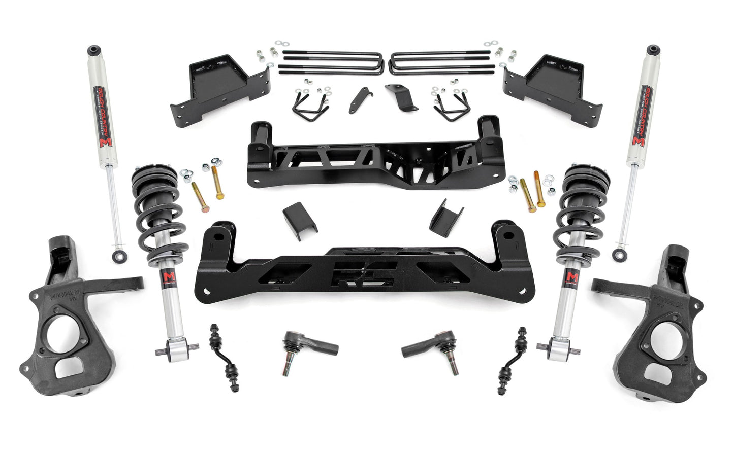7 Inch Lift Kit Alu/Stamp Steel M1 Strut/M1 Silverado/Sierra 1500 (14-18 & Classic) Rough Country