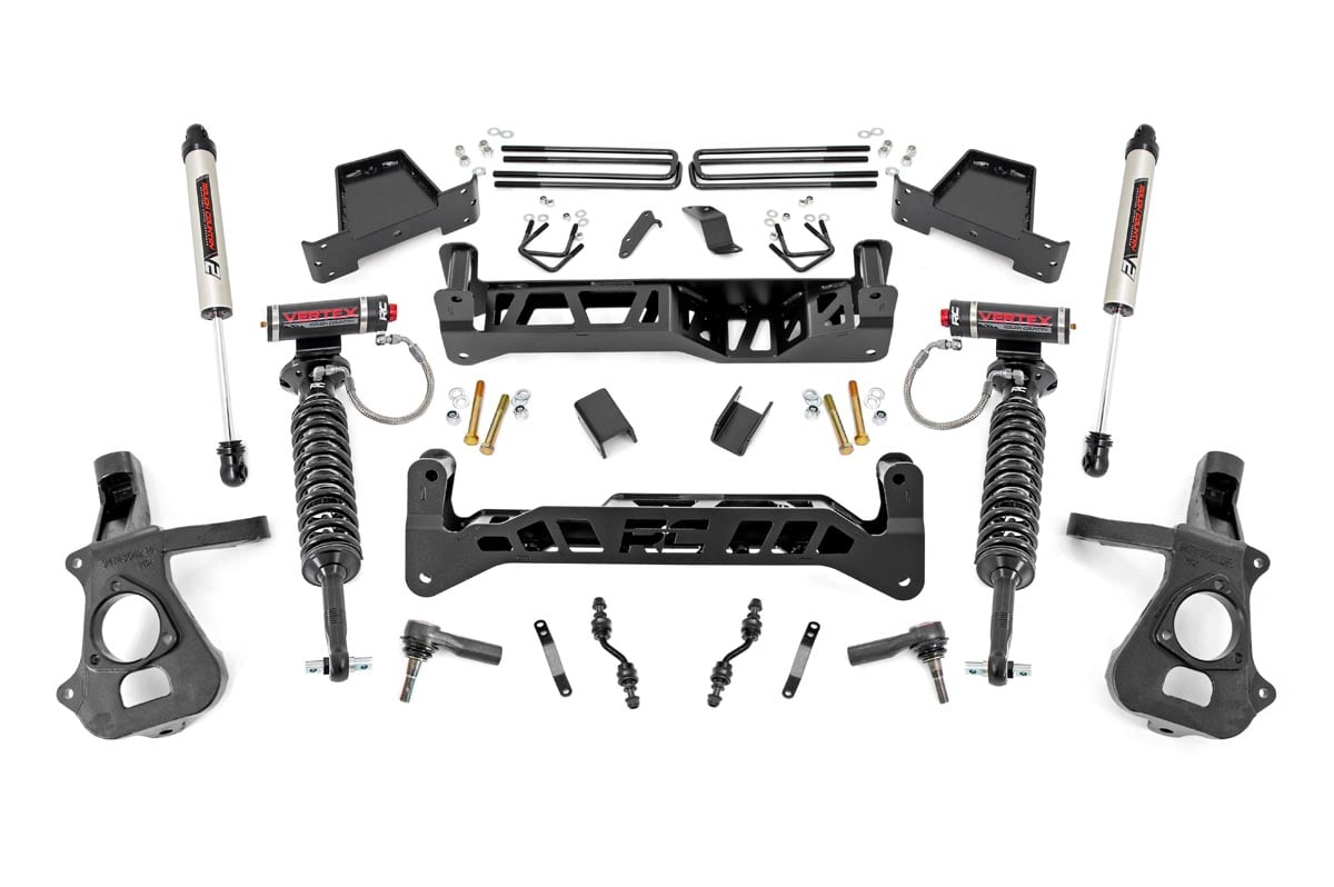 7 Inch Lift Kit | Alu/Stamp Steel | Vertex/V2 | Chevy/GMC 1500 (14-18 & Classic) Rough Country