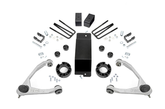 3.5 Inch Lift Kit Mag-ride Alu/Cast Steel GMC Sierra 1500 Denali (14-16) Rough Country