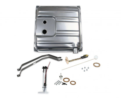 Fuel Tank System 255 LPH 1955-1956 Chevy Coupe Sedan, Coated Steel, , Gas Holley Sniper EFI-18