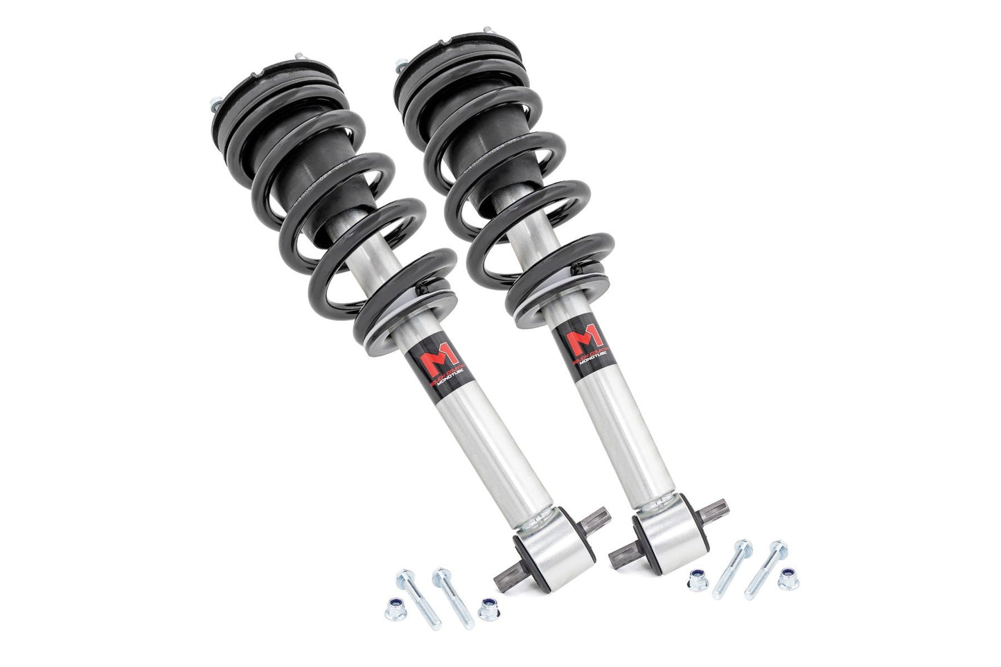 M1 Loaded Strut Pair | 6 Inch | Chevy Silverado 1500 2WD/4WD (2019-2024 & Classic) Rough Country