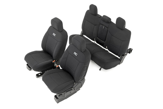 Seat Covers | FR Bucket and RR Bench | Ford Ranger 2WD/4WD (2019-2025) Rough Country
