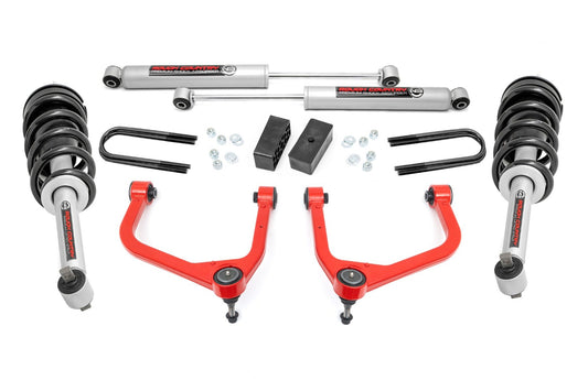 3.5 Inch Lift Kit | Mono Leaf Rear | N3 Struts | GMC Sierra 1500 2WD/4WD (2019-2025 & Classic) Rough Country
