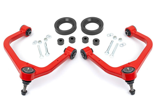 1.75 Inch Leveling Kit | Forged Red UCA | AT4 | GMC Sierra 1500  (2019-2025 & Classic) Rough Country