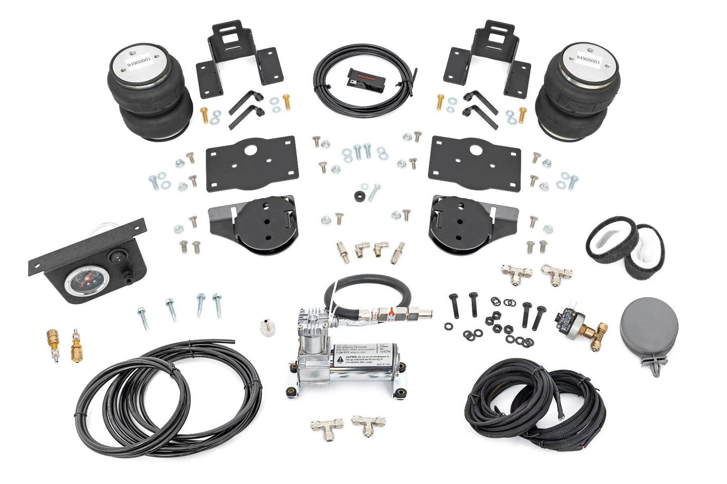 Air Spring Kit w/compressor | Ram 1500 4WD (2019-2025) Rough Country