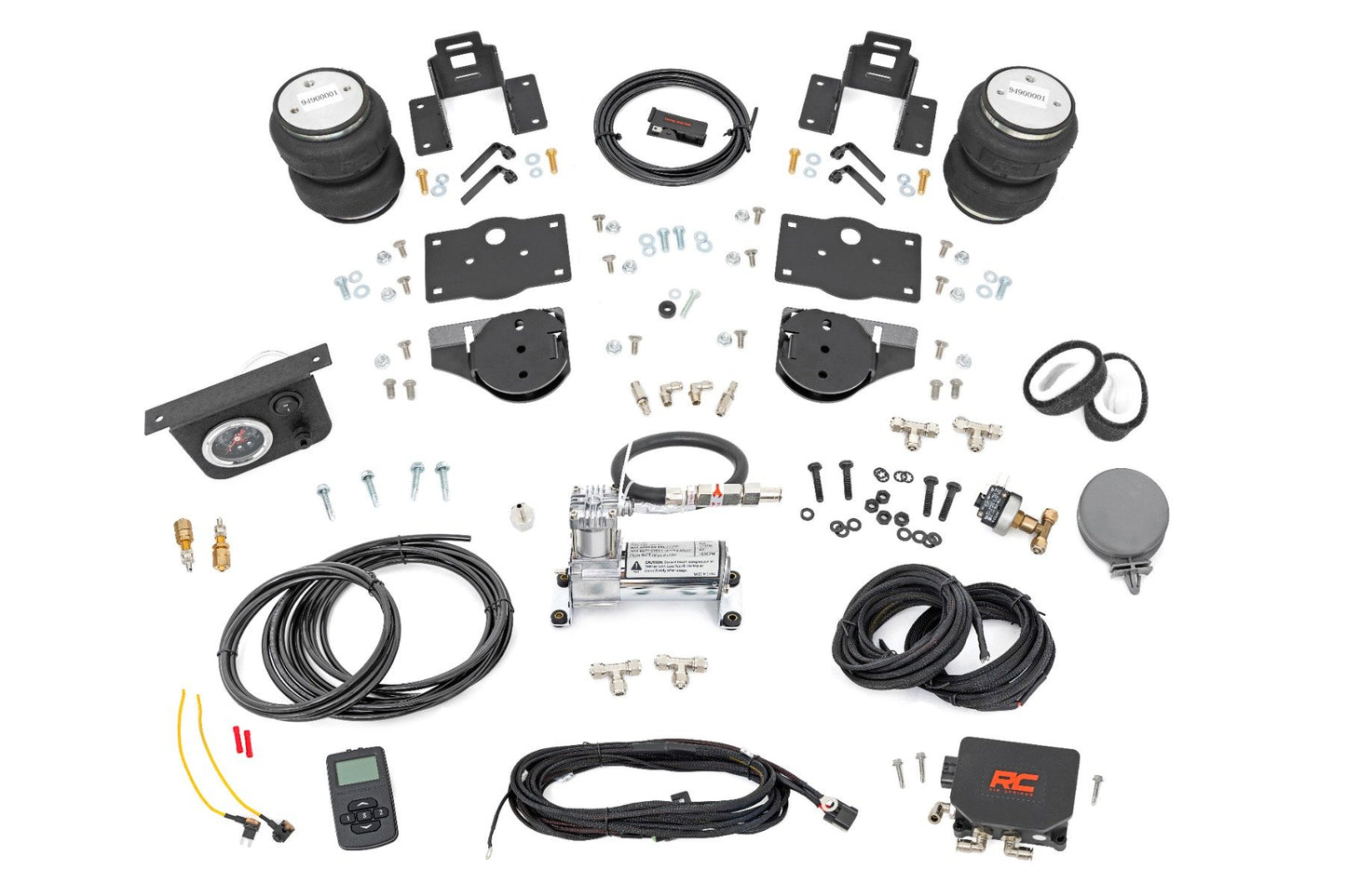 Air Spring Kit w/compressor | Wireless Controller | Ram 1500 4WD (2019-2025) Rough Country