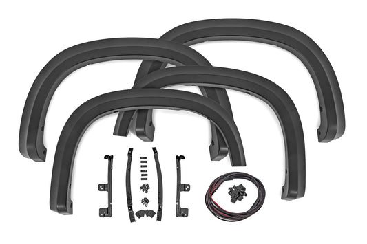 Fender Flares | Sport | GAZ Summit White | Chevy Silverado 1500 2WD/4WD (2019-2025 & Classic) Rough Country