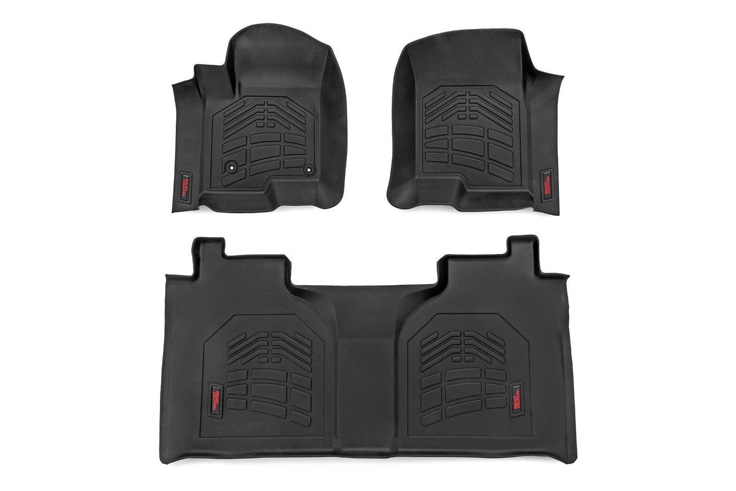 Sure-Fit Floor Mats | FR & RR | FR Bucket | Crew | Chevy/GMC 1500/2500HD/3500HD (19-25 & Classic) Rough Country