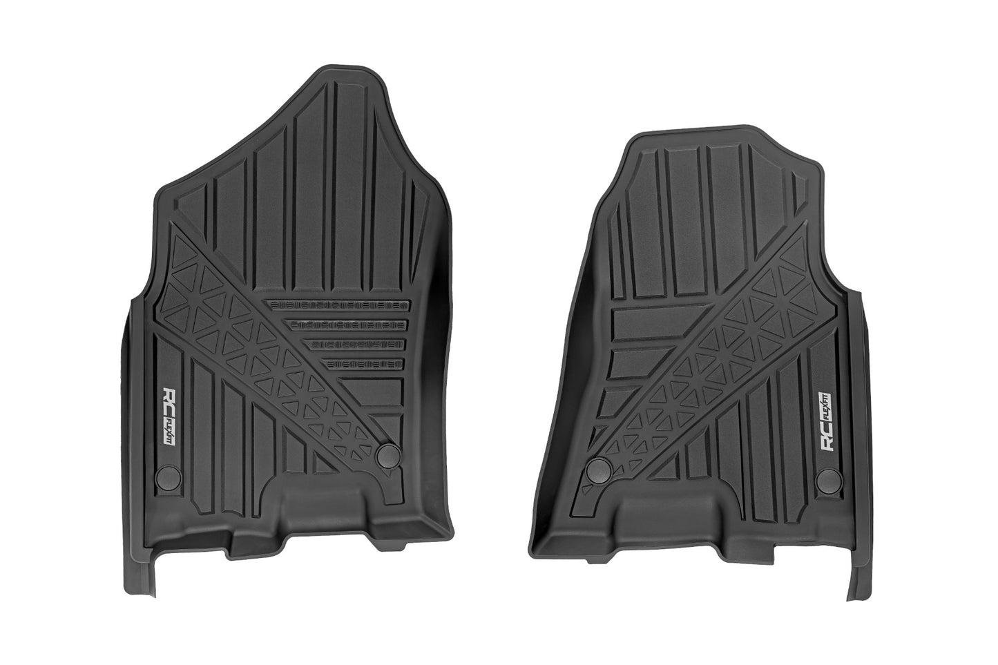 Flex-Fit Floor Mats | Front | Crew | Ram 1500 (19-24)/1500 TRX (21-24) Rough Country