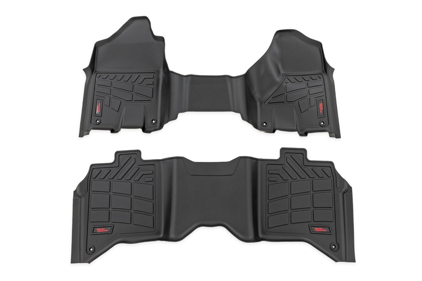 Sure-Fit Floor Mats | Front & Rear | Crew | Ram 2500/3500 2WD/4WD (2019-2024) Rough Country