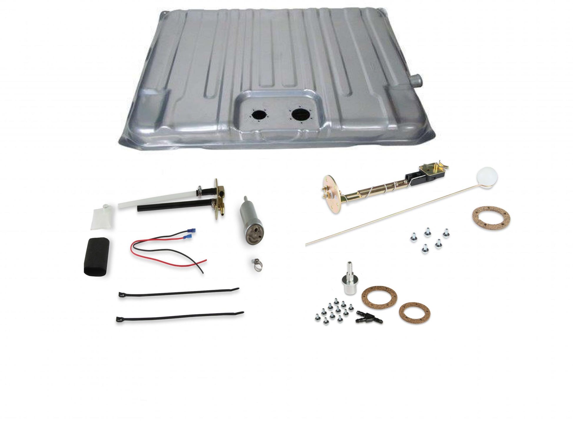 Fuel Tank System 400 LPH 1964-1967 Chevelle Malibu Wagon And El Camino Coated Steel Gas Holley Sniper EFI-12