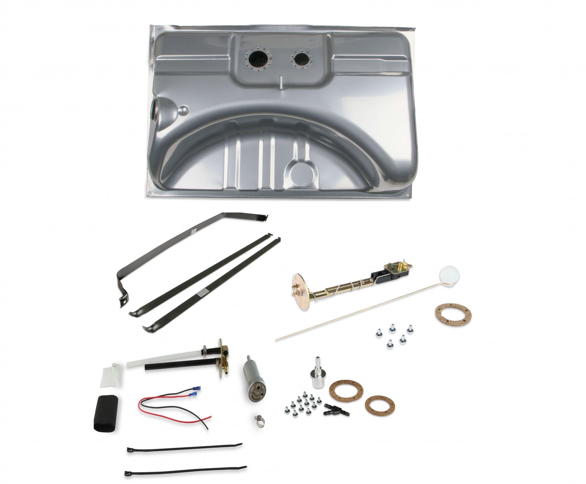 Fuel Tank System 400 LPH 1967-70 Dart And 1967-1969 Barracuda Coated Steel Gas Holley Sniper EFI-17