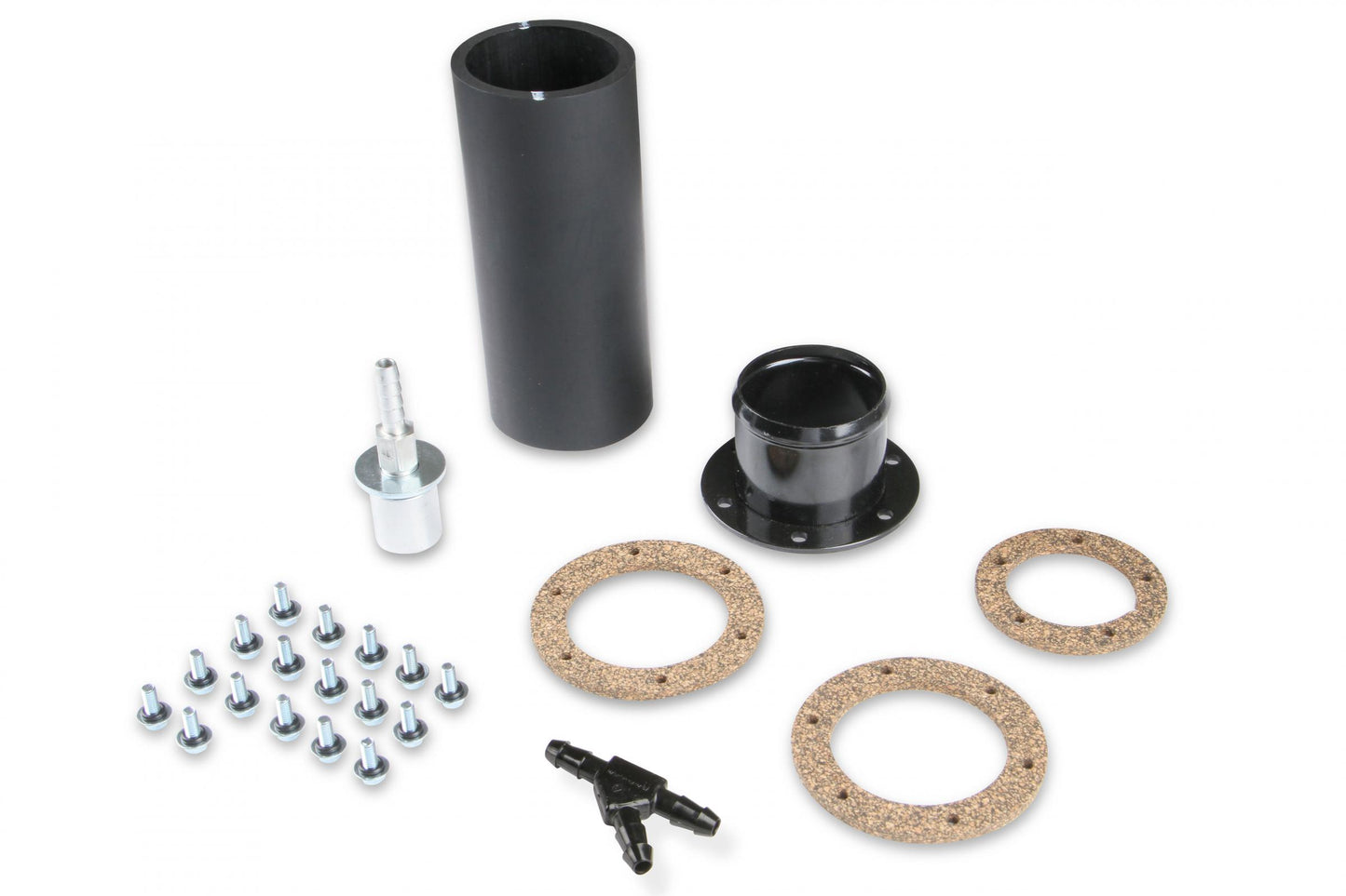 Universal Fuel Tank System 400 LPH Universal Steel Gas Tank Kit With 73-10 Ohm Ford Sender Holley Sniper EFI-10