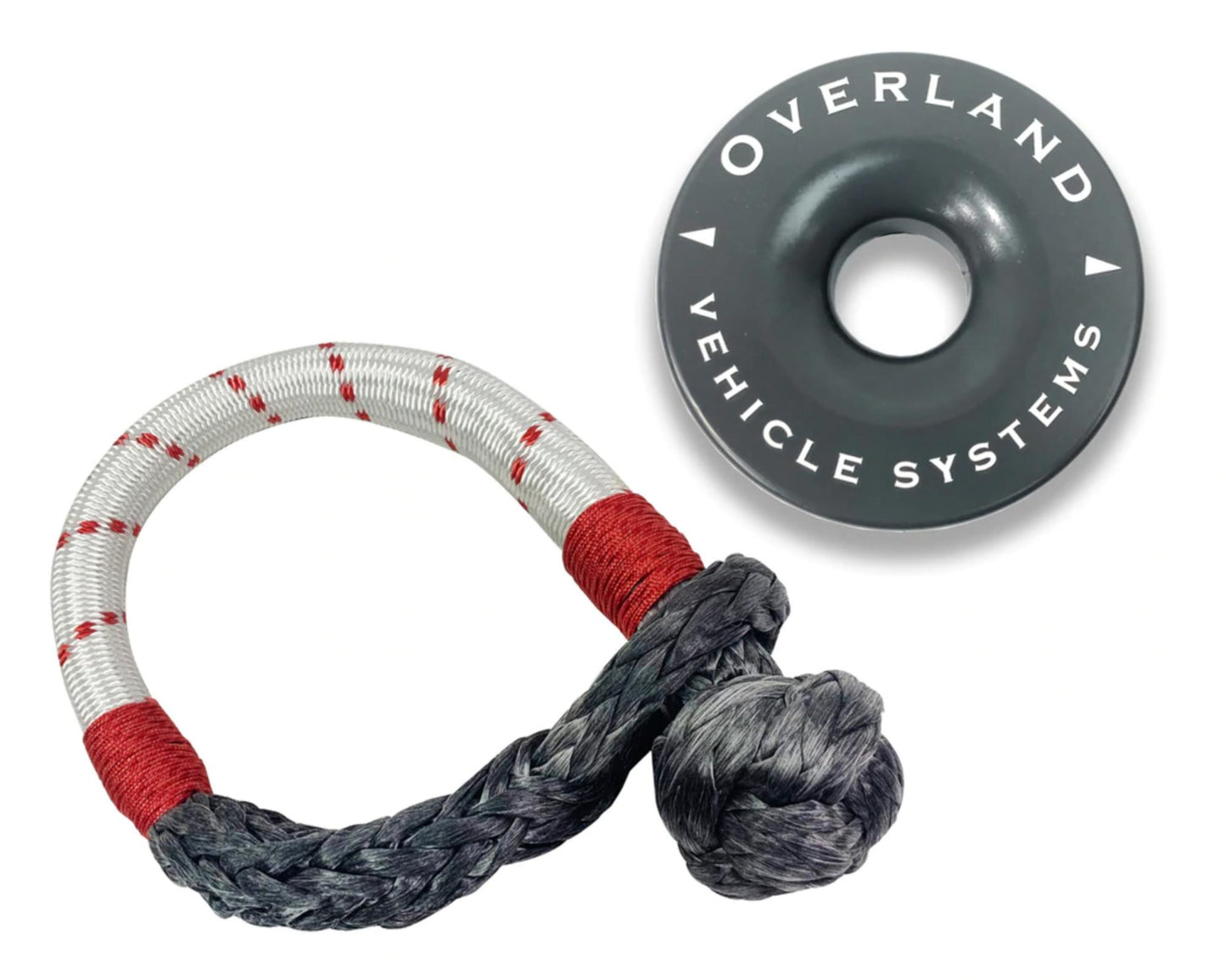 Overland Vehicle Systems recovery ring soft shackle Combo Pack - 41,000 lb. Overland Vehicle Systems