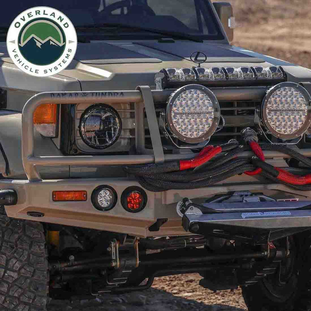 Overland Vehicle Systems Brute Kinetic Recovery Rope 5/8 Inch x 20 Foot With Storage Bag Overland Vehicle Systems