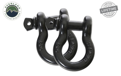 Recovery Shackle 19010201 3/4 4.75 Ton Black Sold In Pairs Overland Vehicle Systems-4