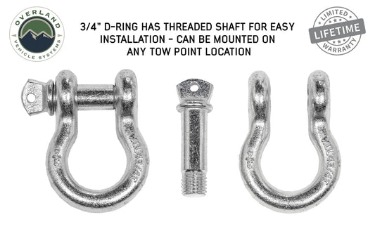 Recovery Shackle D-Ring Bow Shackle vs Soft Shackle Overland Vehicle Systems-1