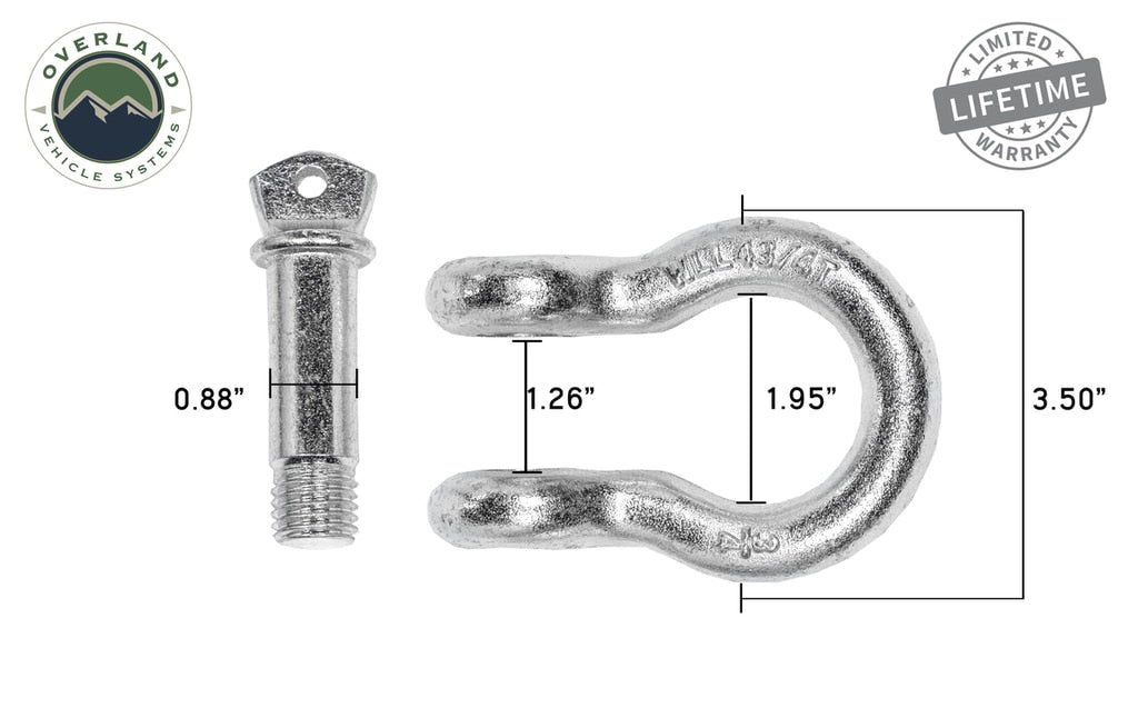 Overland Vehicle Systems Recovery Shackle D-Ring Bow Shackle vs Soft Shackle Overland Vehicle Systems