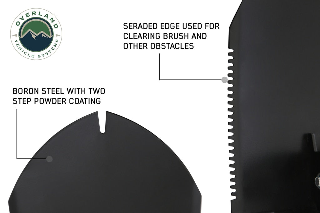 Overland Vehicle Systems Multi Functional Military Style Utility Shovel for extreme Overland Vehicle Systems