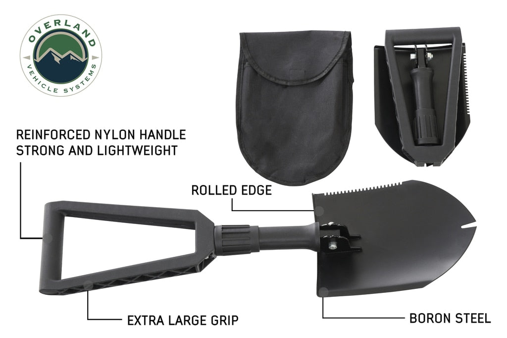 Multi Functional Military Style Utility Shovel for extreme Overland Vehicle Systems-4