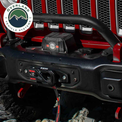 SCAR 10 - 10,000 lb. Winch With Steel Cable and Wireless Remote Overland Vehicle Systems-5