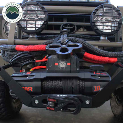 SCAR 10P - 10,000 lb. Winch With Synthetic Rope and Wireless Remote Overland Vehicle Systems-11