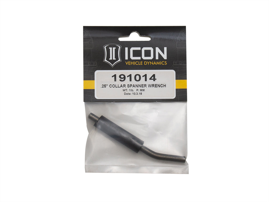 .25 Inch Collar Spanner Pin Wrench ICON Vehicle Dynamics