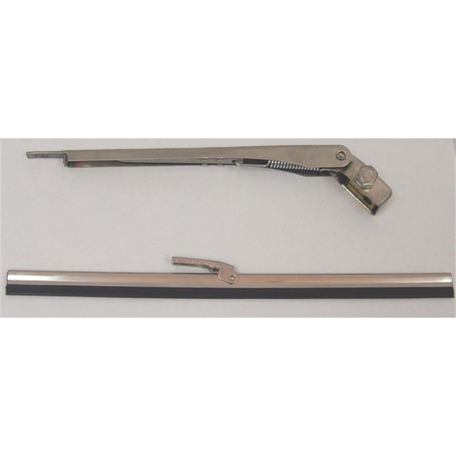Windshield Wiper Arm And Blade Kit Front Electric Stainless Steel 1941-1968 Willys / Jeep OMIX