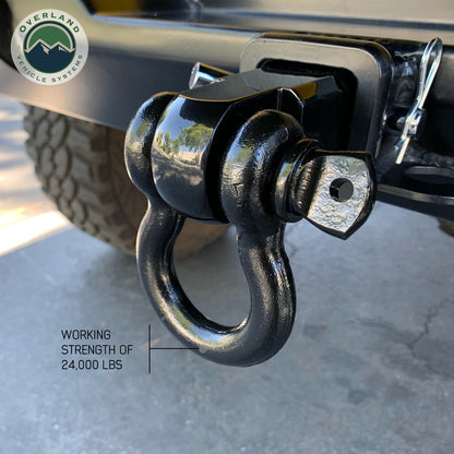 Receiver Hitch D-Ring Receiver Mount Recovery Shackle Overland Vehicle Systems-5