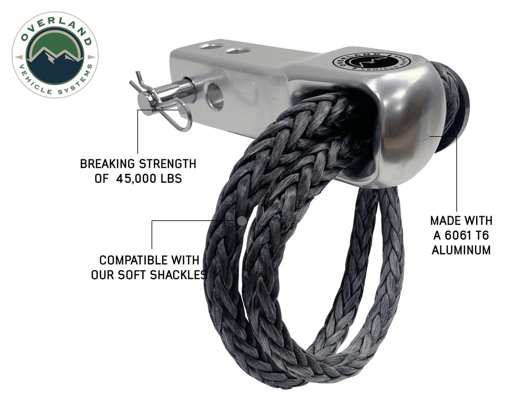 Overland Vehicle Systems Aluminum Receiver Hitch Mount - Durable and Efficient Overland Vehicle Systems